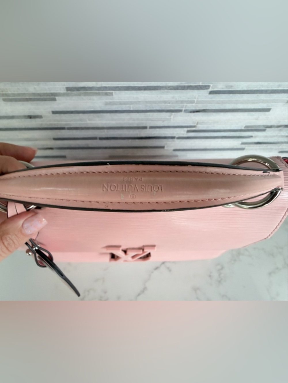 Louis Vuitton Pink Epi Leather Top Handle Satchel - Picture 3 of 16